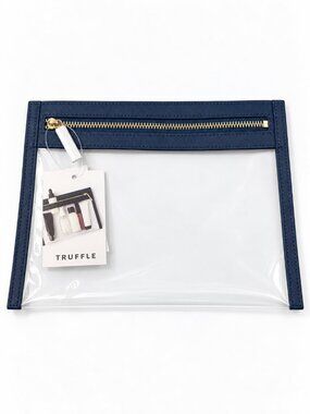 Truffle Clarity Clutch Small in Navy - Rare/Discontinued - New in Package